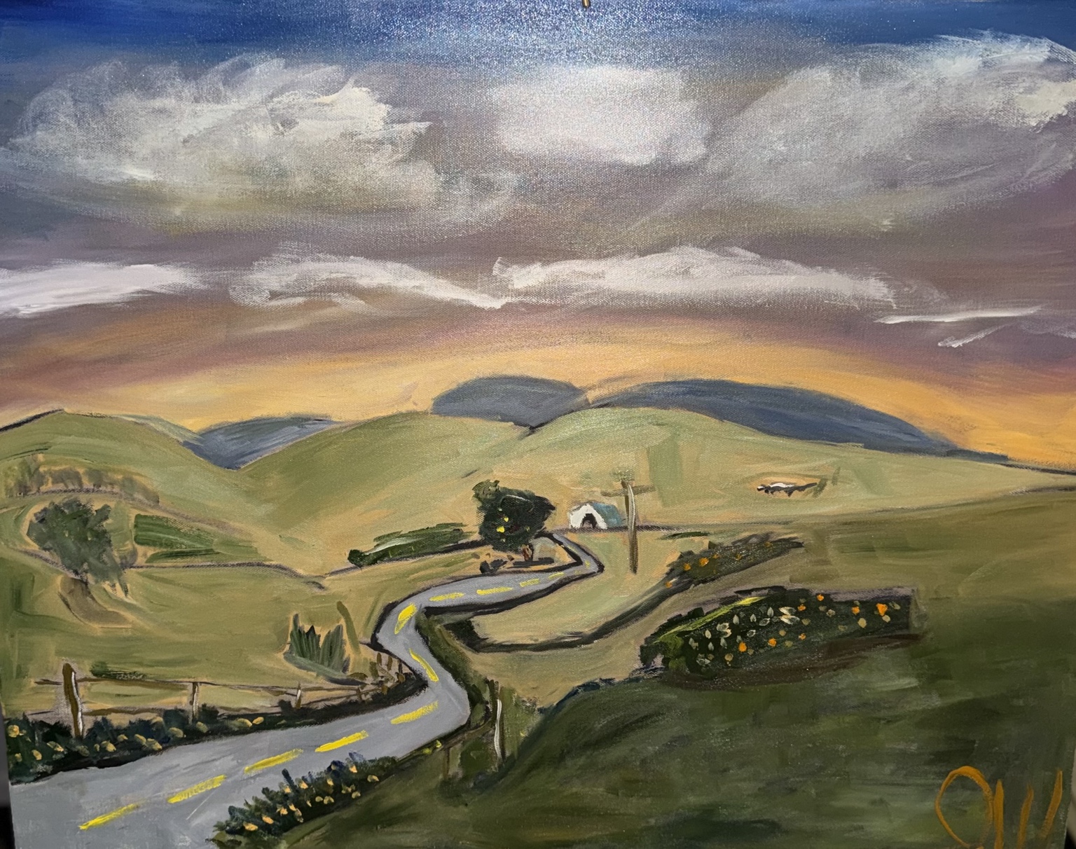 Resplendent, oil painting by Jordan